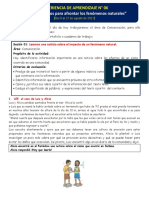 Sesión 04 Leemos Una Noticia - Comunicación 12-08