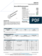 NPN Phototransistor with T-3/4 Plastic Package