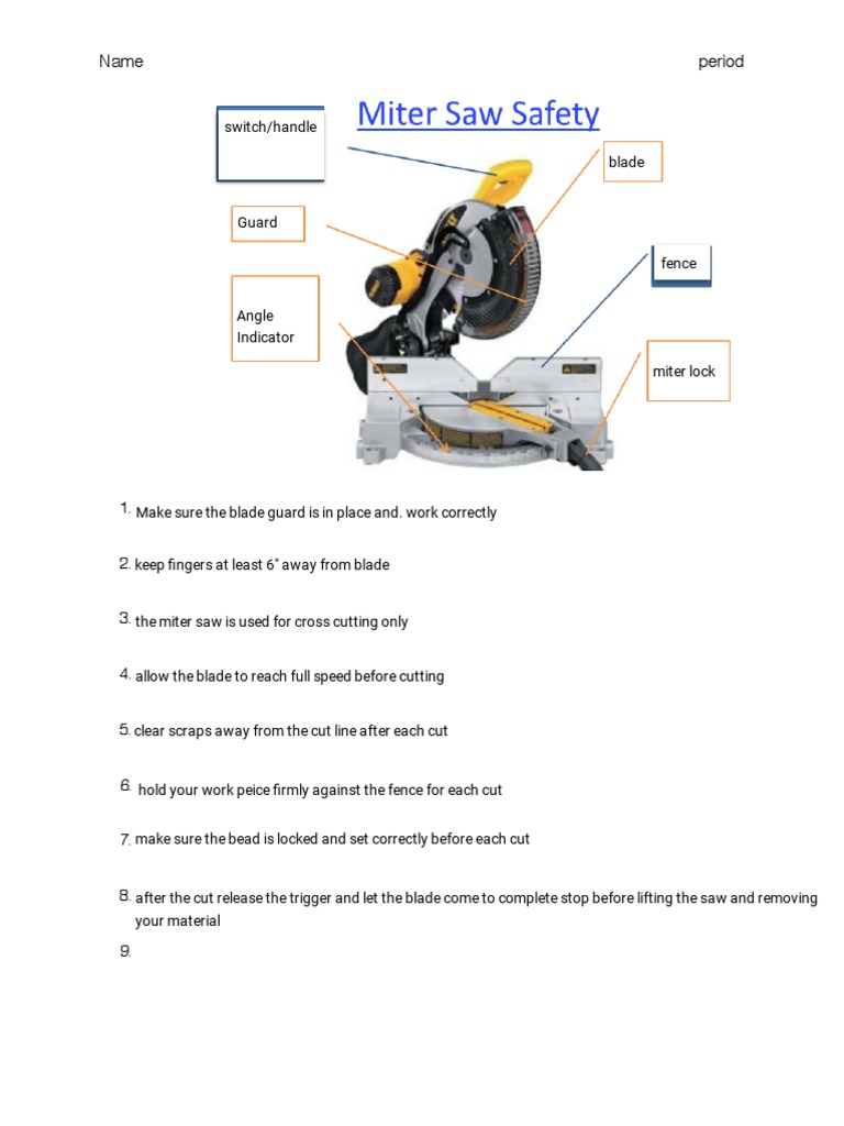 Kami Export - Nythius Oconnor - Miter Saw Notes | PDF