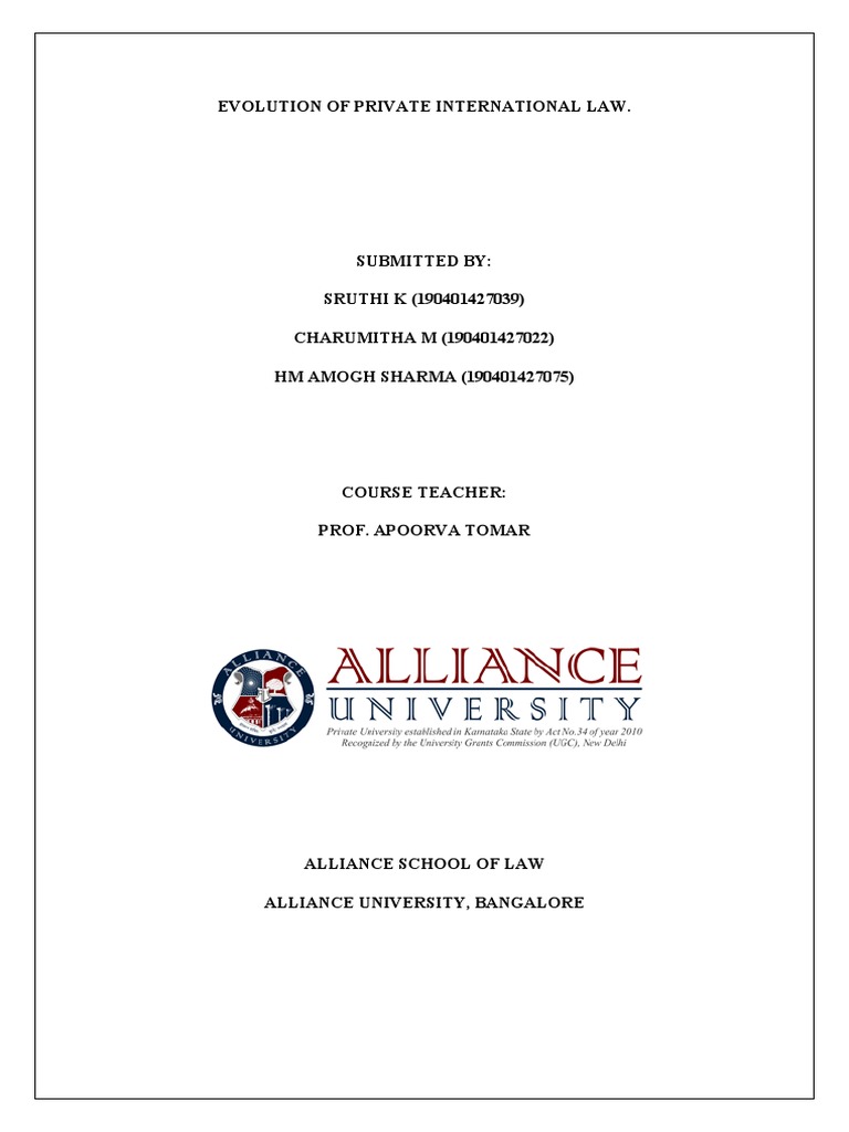 Evolution of private international law pdf international law brexit