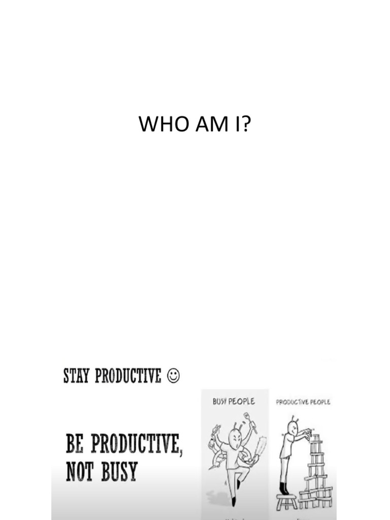 Who Am I | PDF