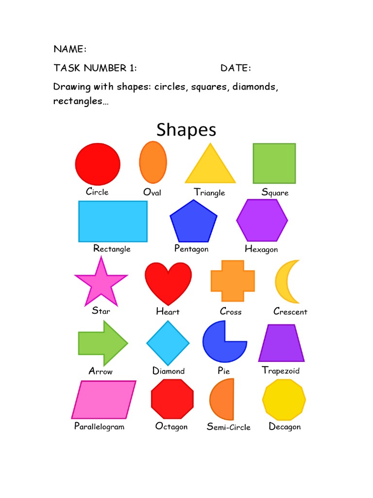 Activity 1 Geometric Shapes PDF