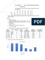 Statistics Exercise # 3