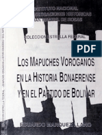 Marquez Llano, Eduardo 1999 Los Mapuche Voroganos en La Historia Bonaerense...