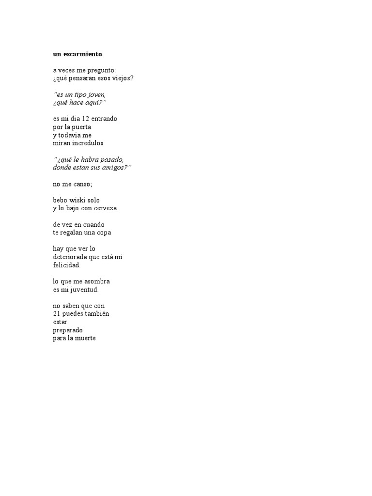 Un Escarmiento | PDF
