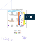 sopa de letras Tx de personalidad