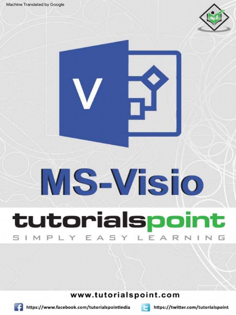 Microsoft Visio - Tutoriaispoint | PDF | Microsoft Excel | Microsoft Office, image size:768x1024