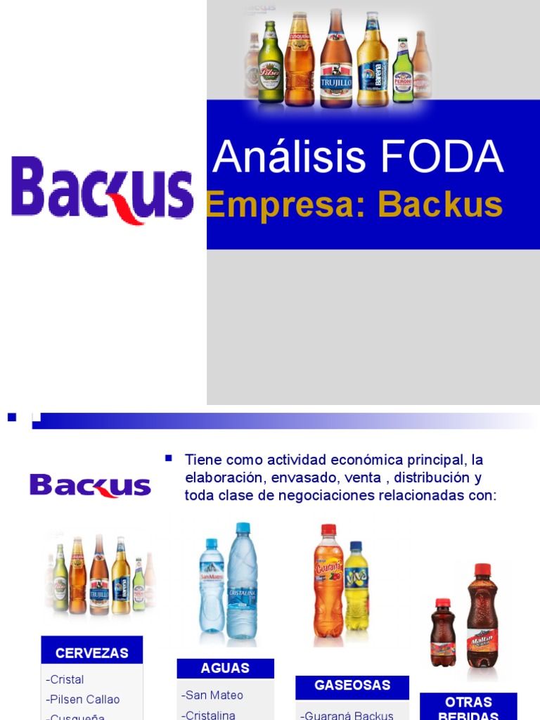 Empresa Backus | PDF | Cerveza | Bebida