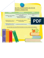 Cronograma 1er Quimestre