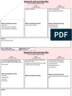 Research and Learning Plan 1-12 Complete