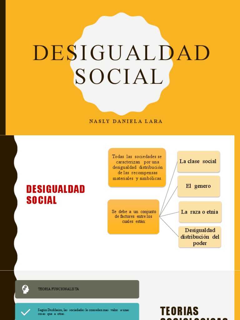 Desigualdad Social y Estratificación | PDF | Estratificación social ...