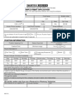 Bartell Drugs Employment Application