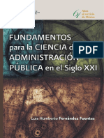Fenandez Fuentes - Fundamentos para La Ciencia de La Administracion SXXI