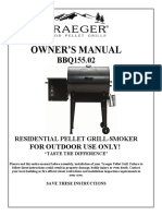 DOC088 BBQ155.02 Tailgater Blue Traeger BBQ Grill User Manual