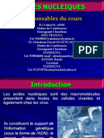 Acides Nucléiques - Biochimie - CAG - 2019 - Copie - Copie