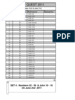 Bible Quest 2011: Answer Key 3