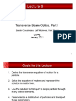 Lecture6 Transverse Beam Optics 1