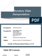 Lab Data Interpretation
