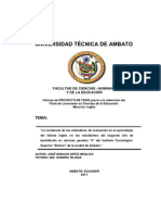 Tesis - Estandares de Evaluacion Aprendizaje - JIOH