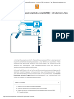 functional requirements documentation br