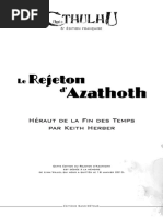 L'Appel de Cthulhu - Le Rejeton d'Azaroth (Ecran