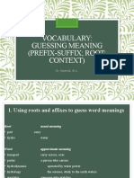 VOCABULARY Guessing Meaning