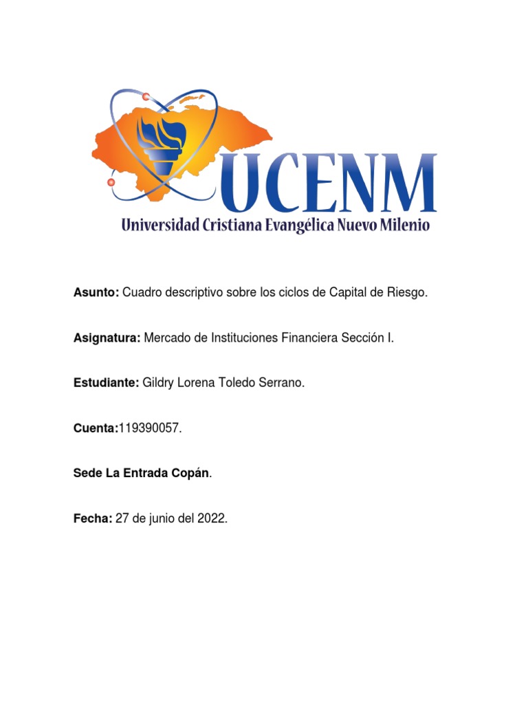 Ciclos de Capital de Riesgo en PYMEs | PDF | Capital de riesgo ...