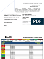 Acta de Recorrido EHS