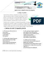 Evaluación Diagnostica Español 3°