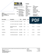 B/A Products Co Invoice for RC Towing SAS