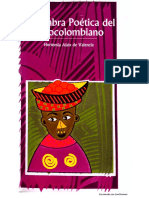 La Palabra Poética Del Afrocolombiano - Hortensia Alaix de Valencia