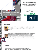 Vibration Spike During Start-Up of An Integrally Geared Compressor