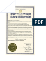 Governor Proclamation