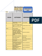 Agenda Mes de Julio