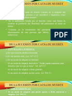 2-Características de La Sucesión Por Causa de Muerte