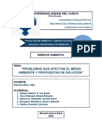 5 Problemas Que Afectan El Medio Ambiente en Perú