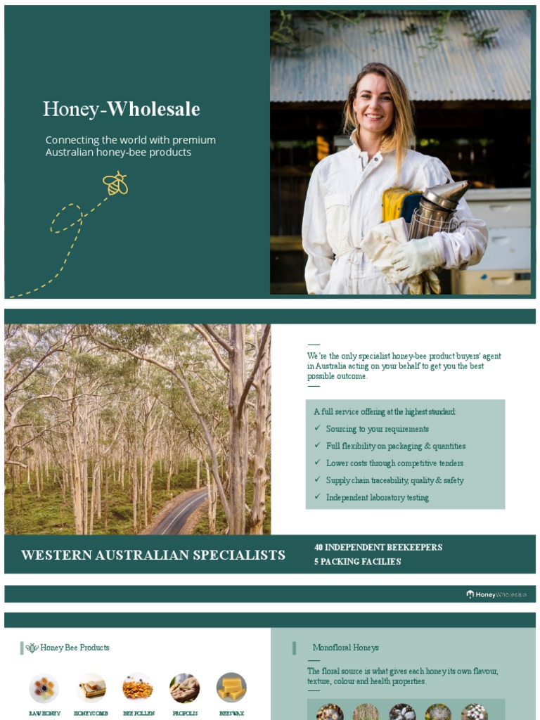 Honey Wholesale Intro PDF Polyphenol Honey