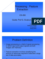 Image Processing: Feature Extraction: CS-293 Guide: Prof G. Sivakumar