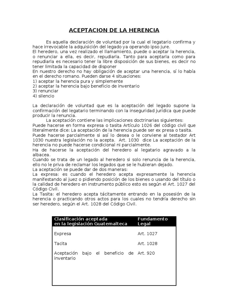 Ejemplo Carta De Herencia Modelo De Informe Images and Photos finder