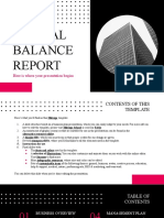Annual Balance Report XL