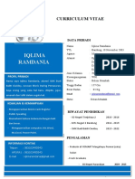 CV Iqlima Ramdania