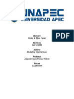 Distribución internacional y canales de distribución