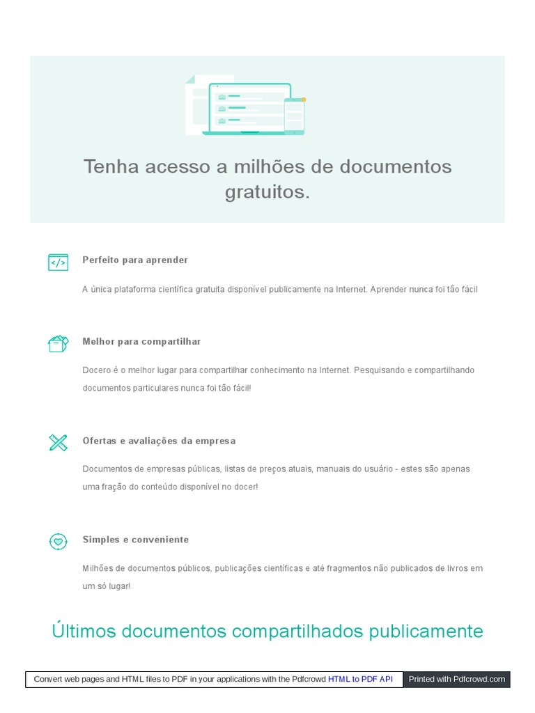 Doceru Com | PDF | Rede mundial de computadores | Internet e Web