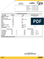 Complete Blood Picture: Master Degree in Clinical Pathology, Faculty of Medicine, Cairo University DR - Enas Azzazy