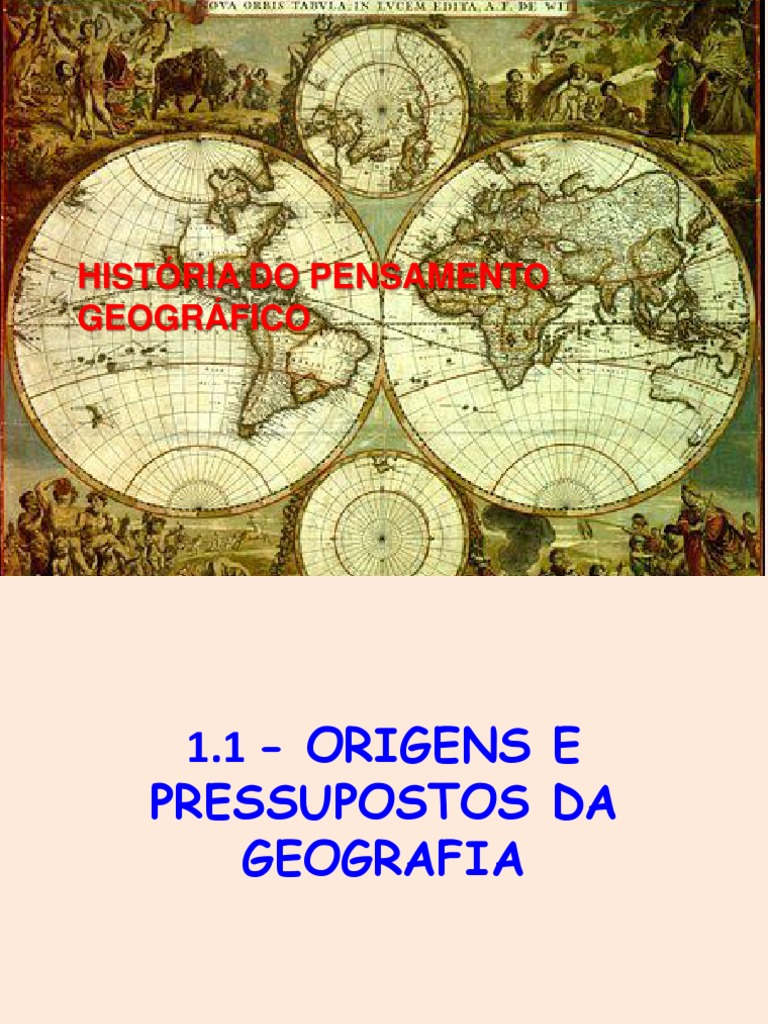 Evolução do Pensamento Geográfico | PDF | Geografia | Science