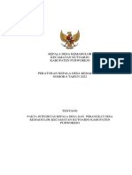 Pakta Integritas Kepala Desa Dan Perangkat Desa Kemadulor Uvals5 Perkades Pakta Integritas 2 1 PDF 1