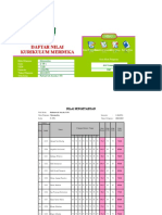 Nilai Raport Kelas X TP 1 Kur Merdeka Terisi Nilai