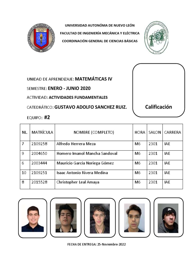 Actividades Fundamentales - 2109258 | PDF | Ciencias fisicas ...