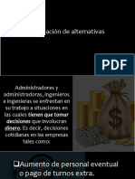 3.-Evaluación de Alternativas