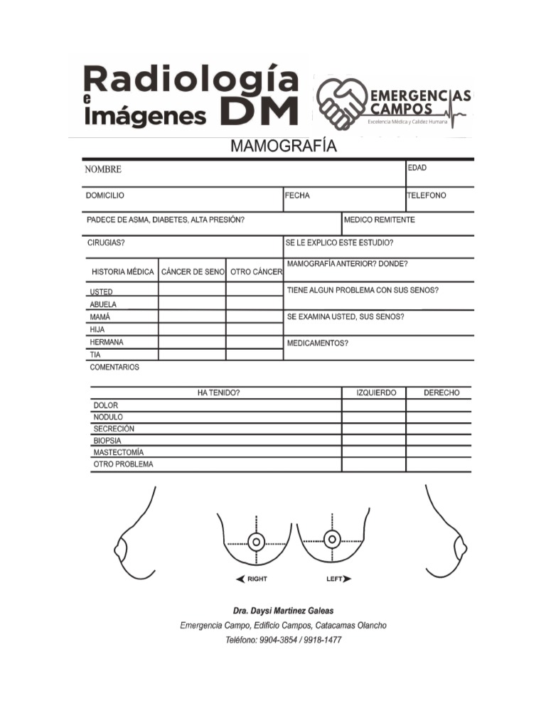 Folder Mamografía | PDF